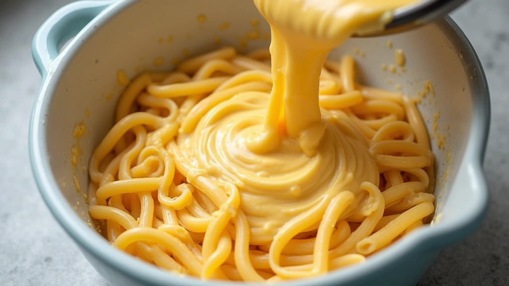 Baked Mac and Cheese Recipe – Golden and Cheesy - Step 5: Combine Pasta and Sauce