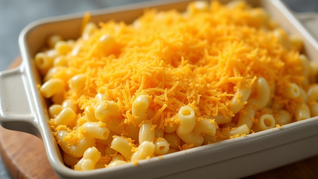 Baked Velveeta Mac and Cheese – Family Classic - Step 7: Add Cheddar Topping