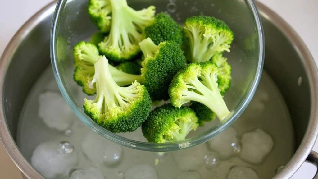 Broccoli Mac and Cheese – Cheesy Way to Eat Your Greens - Step 3: Blanch Broccoli