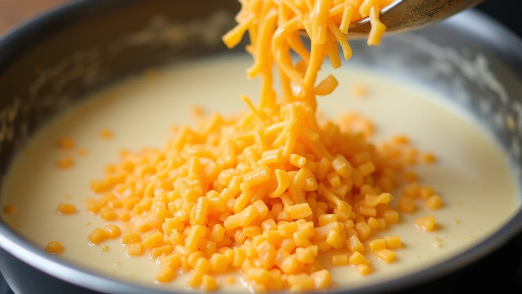 Broccoli Mac and Cheese – Cheesy Way to Eat Your Greens - Step 5: Add Cheese to Sauce