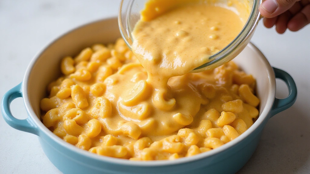 Broccoli Mac and Cheese – Cheesy Way to Eat Your Greens - Step 7: Transfer to Baking Dish