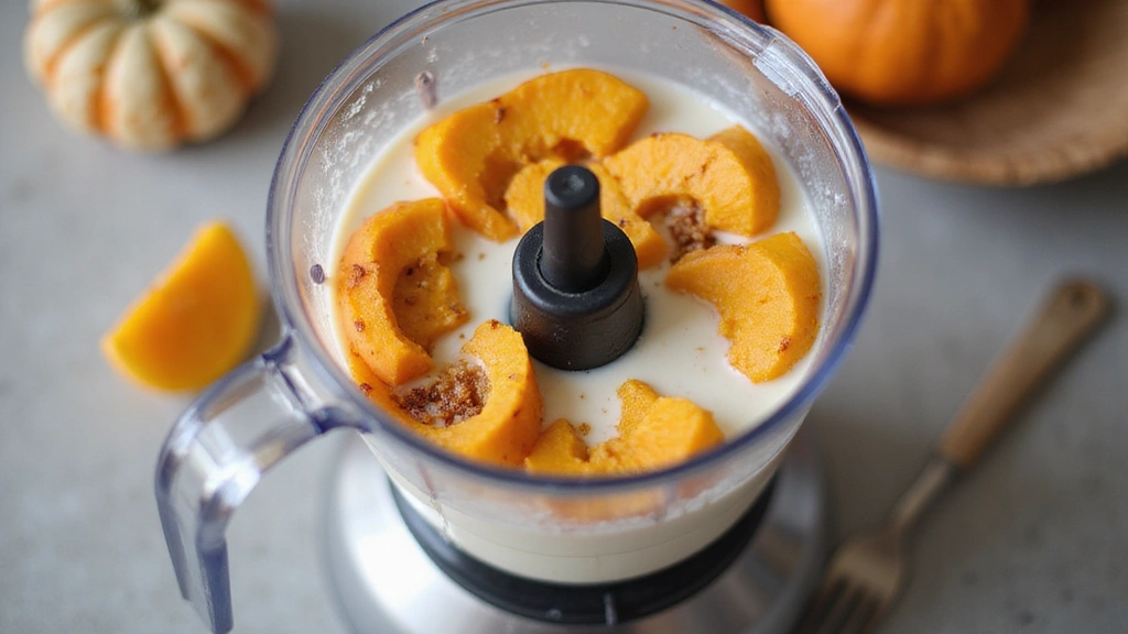 Butternut Squash Mac and Cheese – Cozy and Healthier Twist - Step 4: Blend Squash and Milk