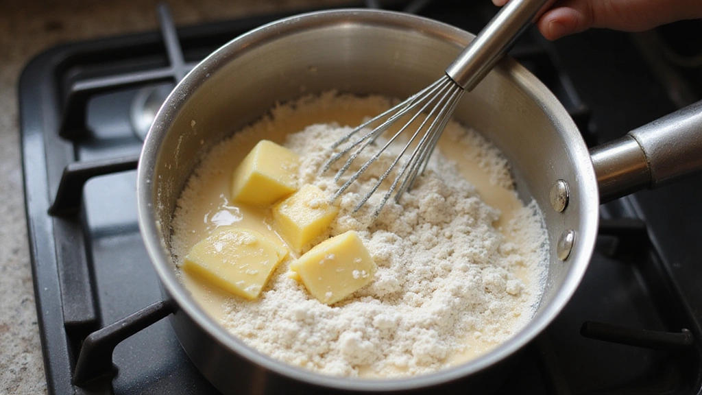 Chicken Mac and Cheese – Comfort Food with Protein - Step 3: Make the Roux