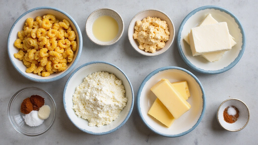 Cottage Cheese Mac and Cheese – High Protein and Creamy - Step 1: Prepare Ingredients