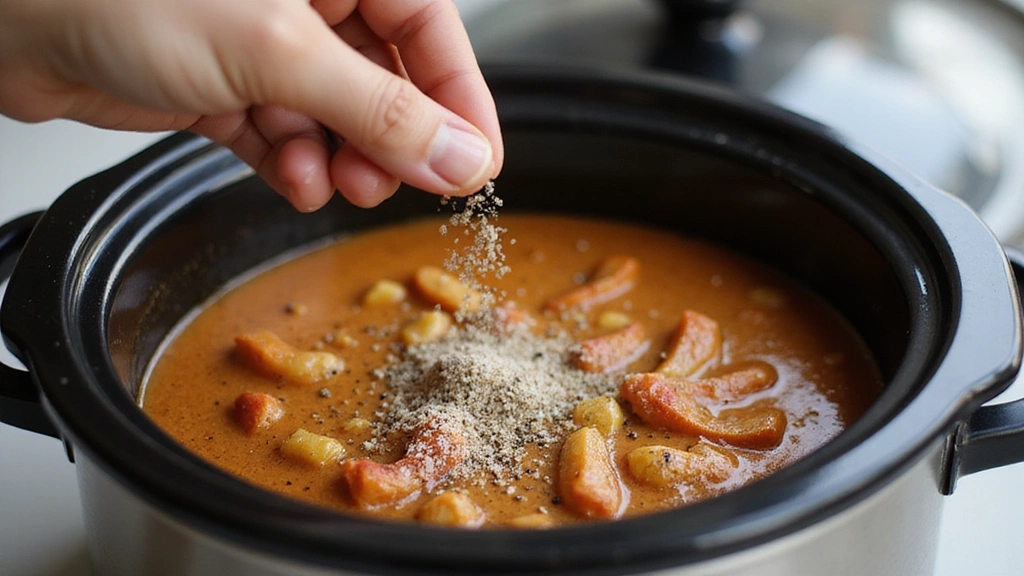 Crock Pot Mac and Cheese – Set It and Forget It - Step 3: Add Seasonings