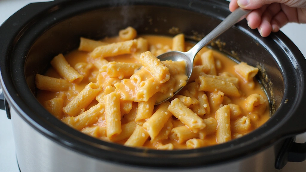 Crock Pot Mac and Cheese – Set It and Forget It - Step 5: Stir Occasionally