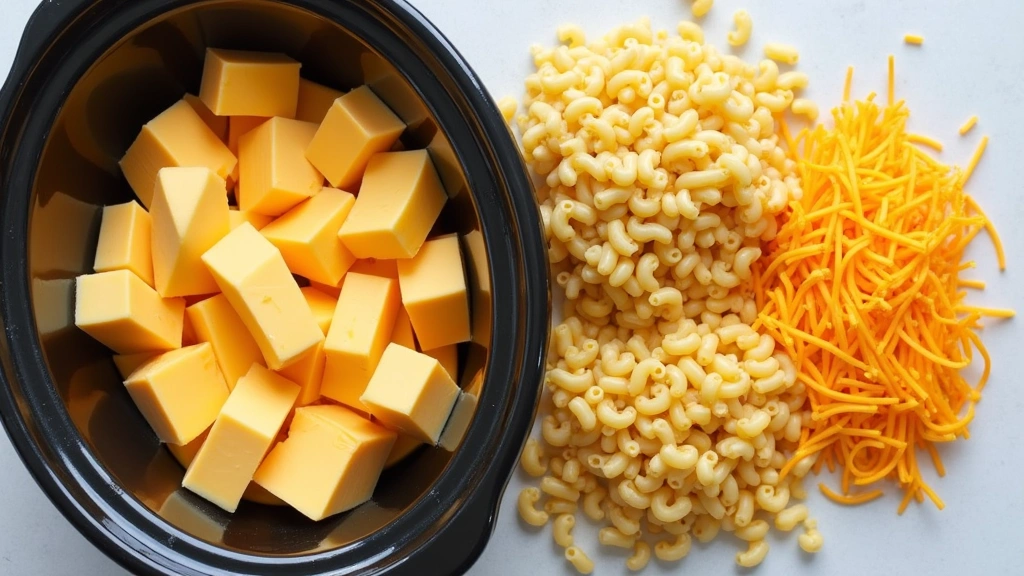 Crockpot Mac and Cheese with Velveeta – Effortless and Creamy - Step 1: Prepare Ingredients