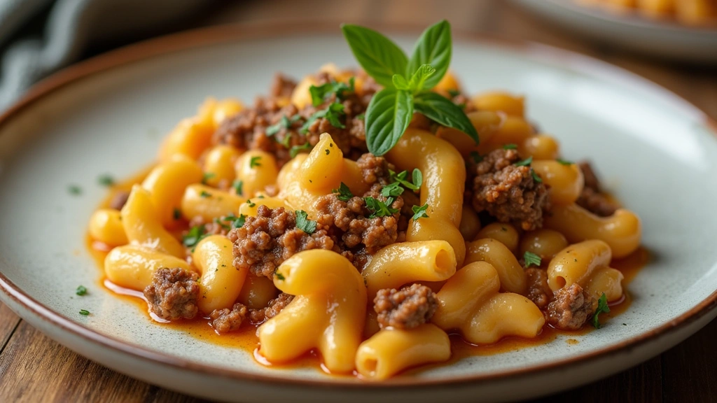 Ground Beef Mac and Cheese – Hearty and Satisfying Dinner