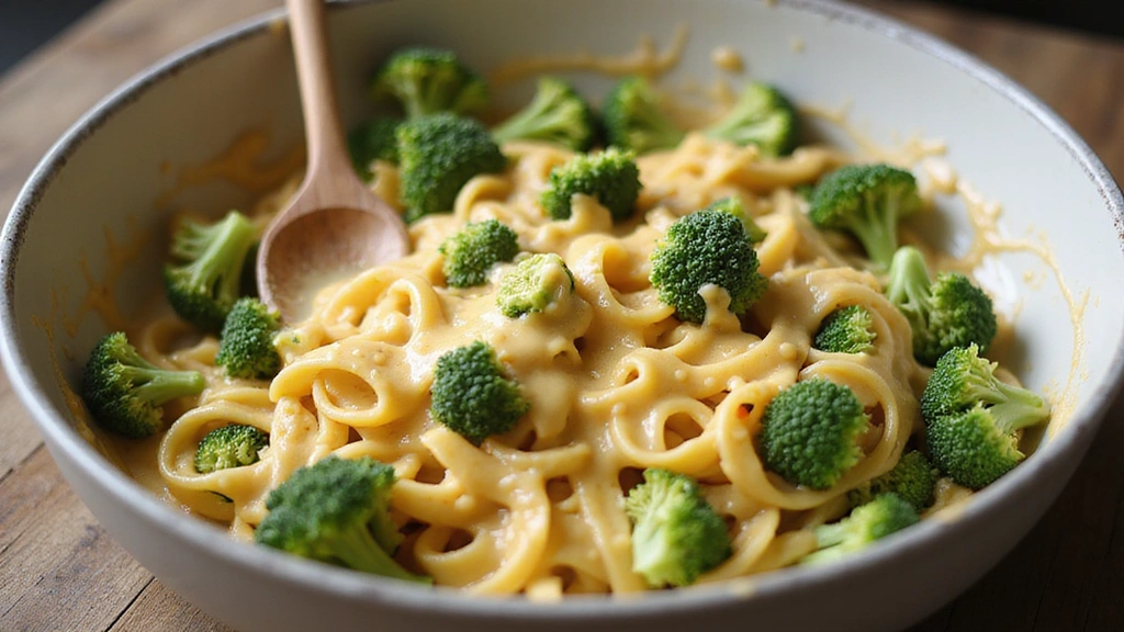 Healthier Mac and Cheese – Lighter but Still Cheesy - Step 6: Combine Pasta and Broccoli