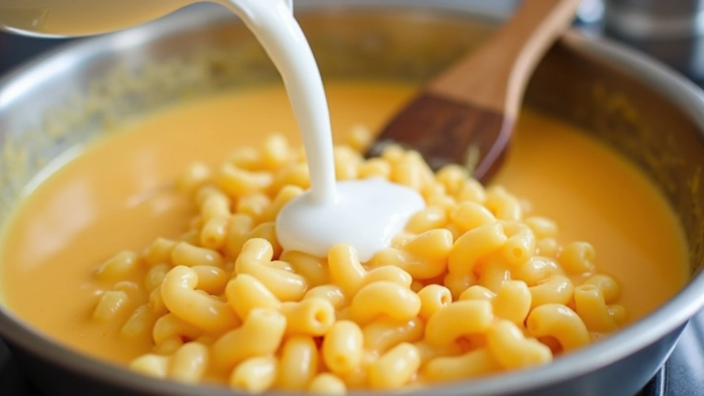 Instant Pot Mac and Cheese – Ready in Minutes - Step 7: Pour in the Milk