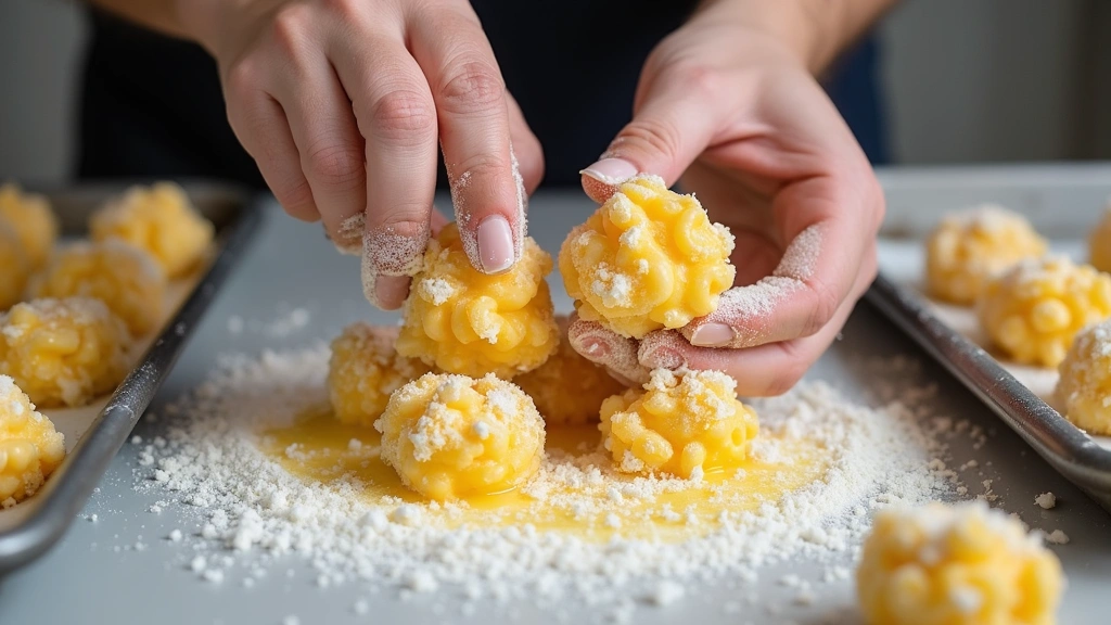Mac and Cheese Balls – Crispy on the Outside, Gooey Inside - Step 7: Coat the Balls