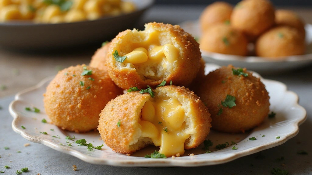 Mac and Cheese Balls – Crispy on the Outside, Gooey Inside