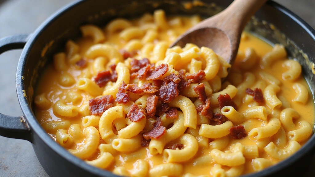 Mac and Cheese with Bacon – Smoky and Crispy Perfection - Step 5: Combine with Pasta
