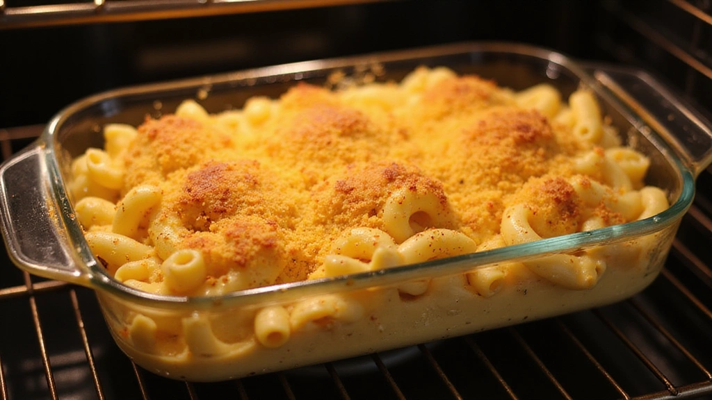 Mac and Cheese with Bread Crumbs – Crunchy Topping Recipe - Step 7: Bake the Dish