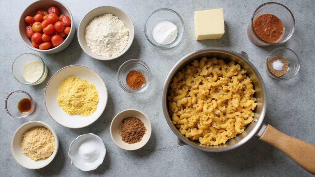 Mac and Cheese with Heavy Cream – Ultra-Rich and Smooth - Step 1: Prepare Ingredients