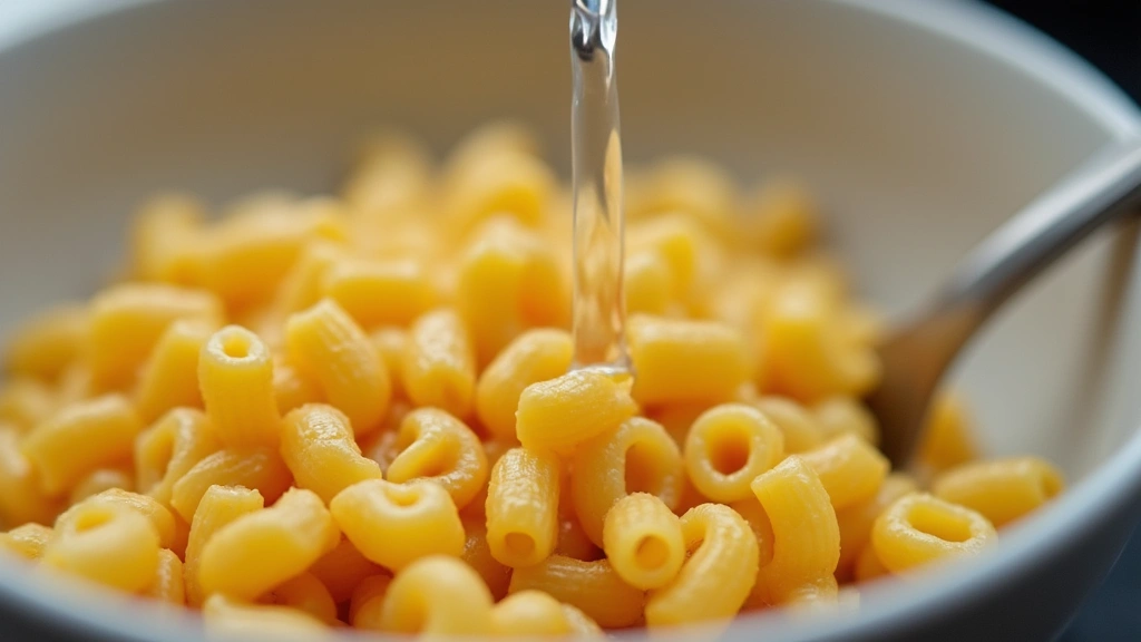 Microwave Mac and Cheese – Quick 5-Minute Meal - Step 2: Add Pasta and Water