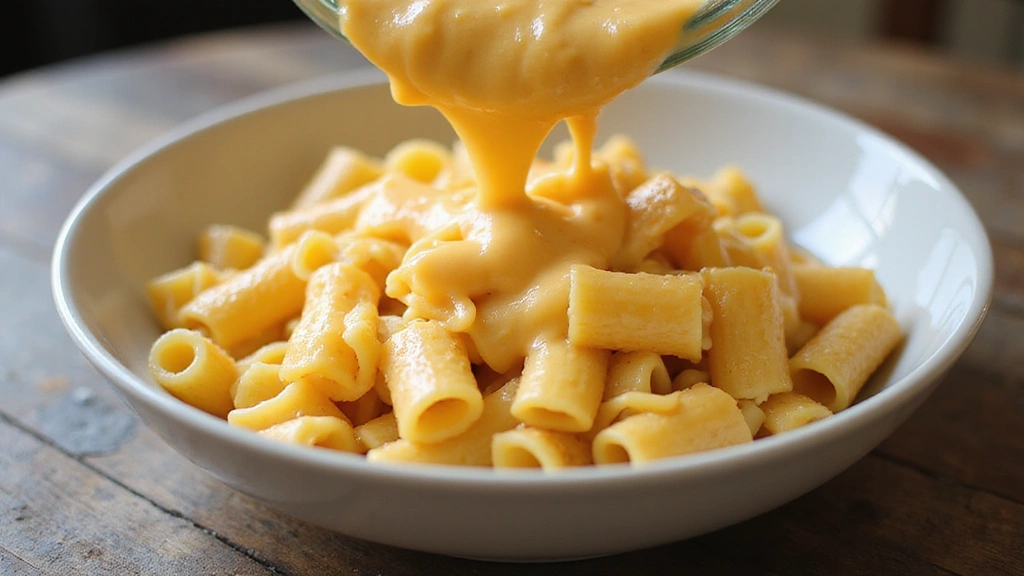 Paula Deen Mac and Cheese – Southern Classic - Step 6: Combine Pasta and Sauce