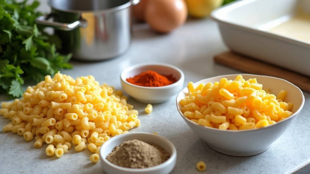 Southern Mac and Cheese Recipe – Rich and Soulful - Step 1: Prepare Ingredients