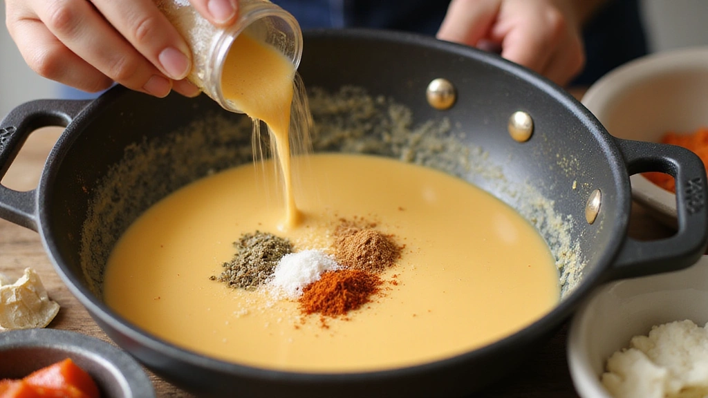 Southern Mac and Cheese Recipe – Rich and Soulful - Step 5: Season the Cheese Sauce