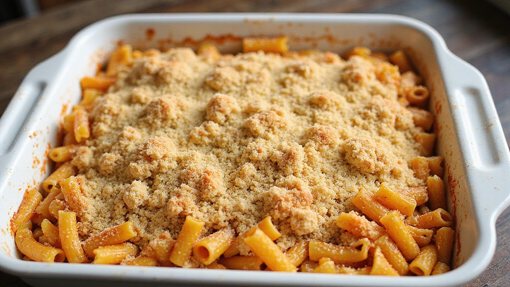 Thanksgiving Mac and Cheese – Holiday Crowd Favorite - Step 7: Add Breadcrumb Topping