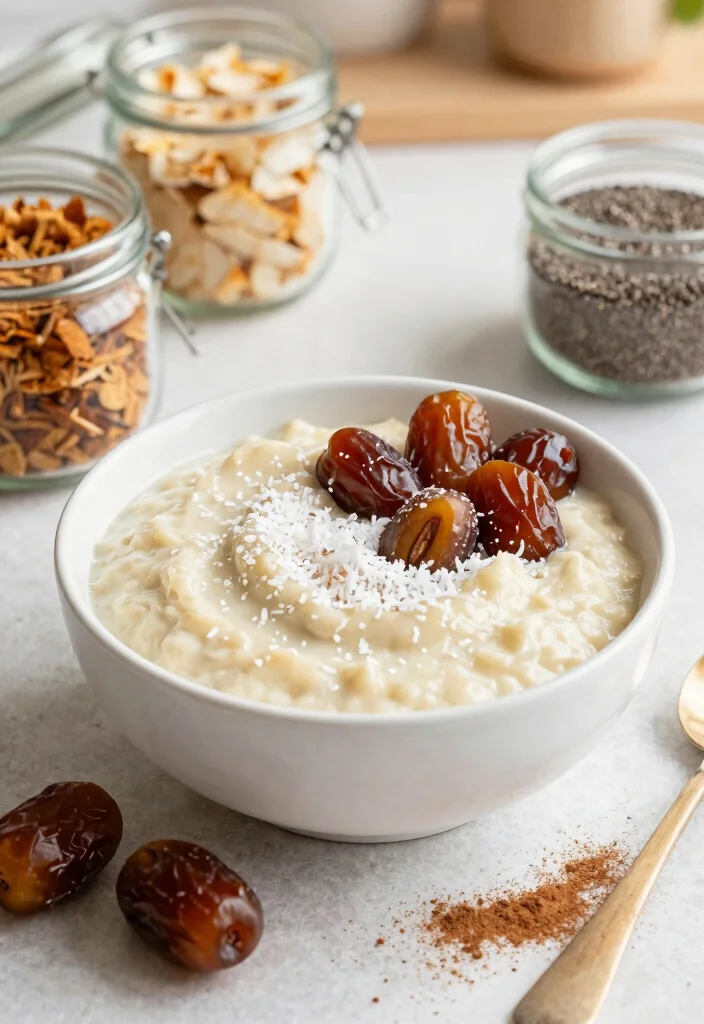 10 Date Dessert Recipes for Naturally Sweet Easy Treat Ideas - 3. Creamy Date and Coconut Pudding
