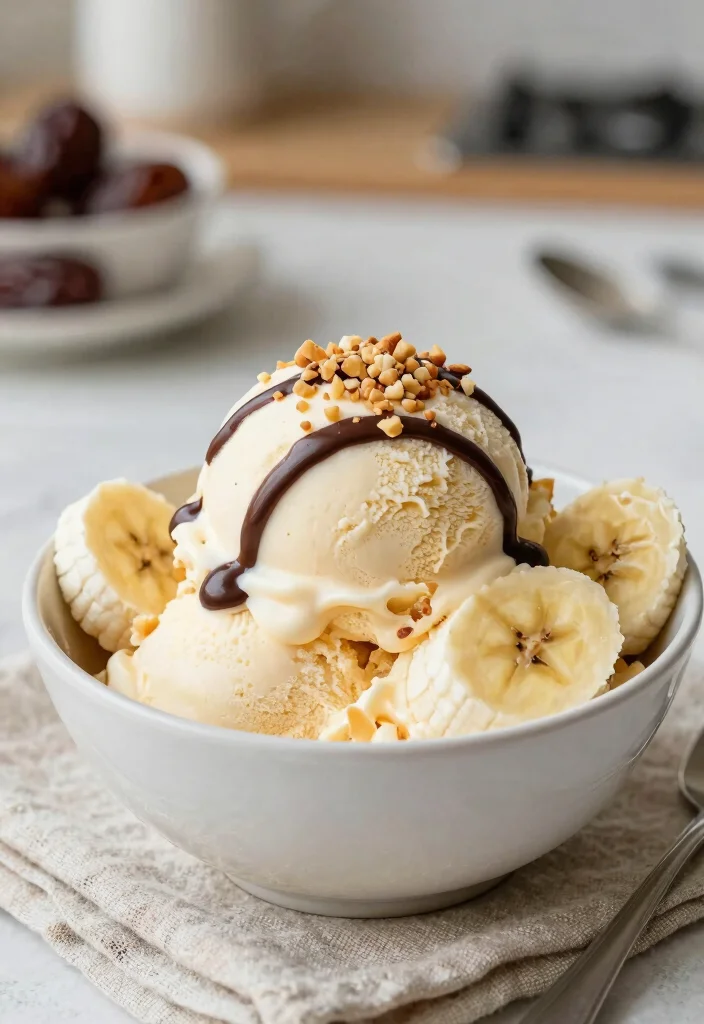 10 Date Dessert Recipes for Naturally Sweet Easy Treat Ideas - 8. Date and Banana Ice Cream