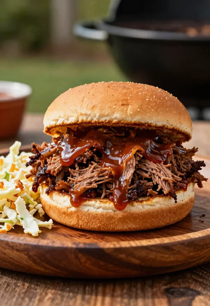 10 Dinner Sandwich Recipes for Quick Satisfying Meals - 5. BBQ Pulled Pork Sandwich