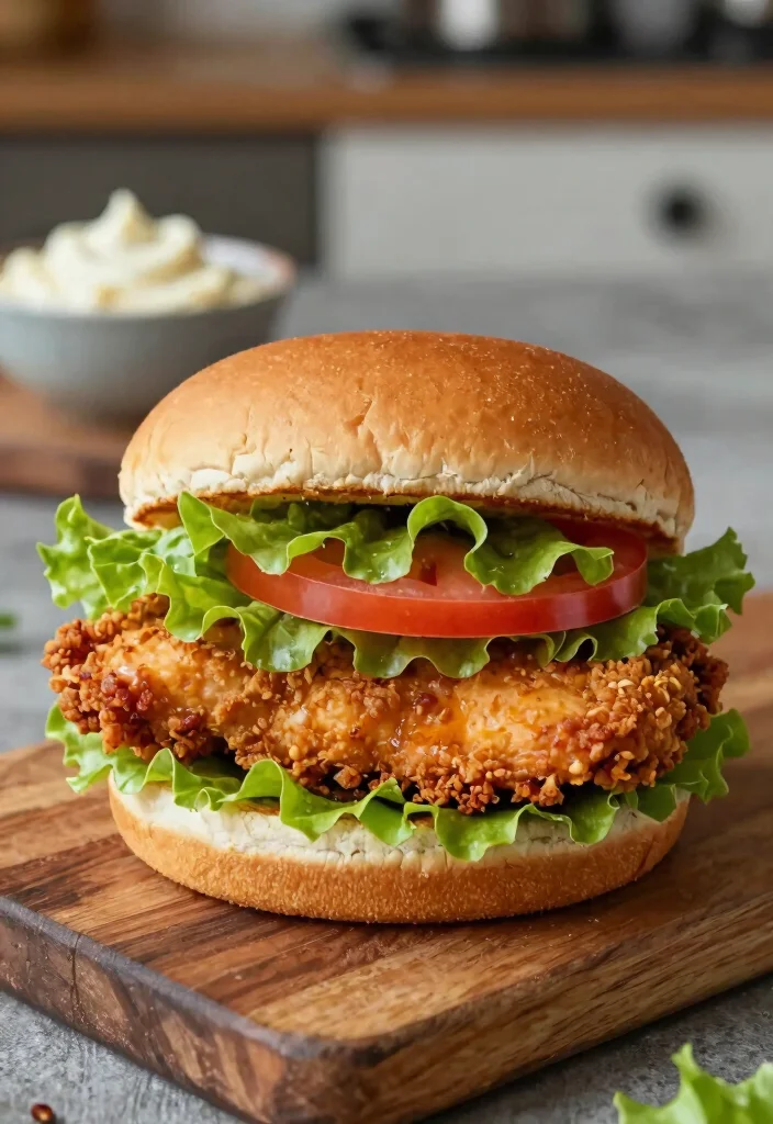 10 Dinner Sandwich Recipes for Quick Satisfying Meals - 7. Spicy Chicken Sandwich