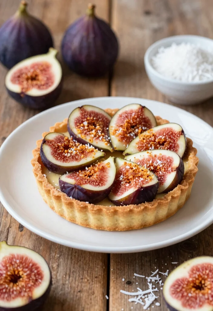 10 Fig Dessert Recipes for Cozy Sweet Seasonal Baking - 3. Fig and Coconut Tart