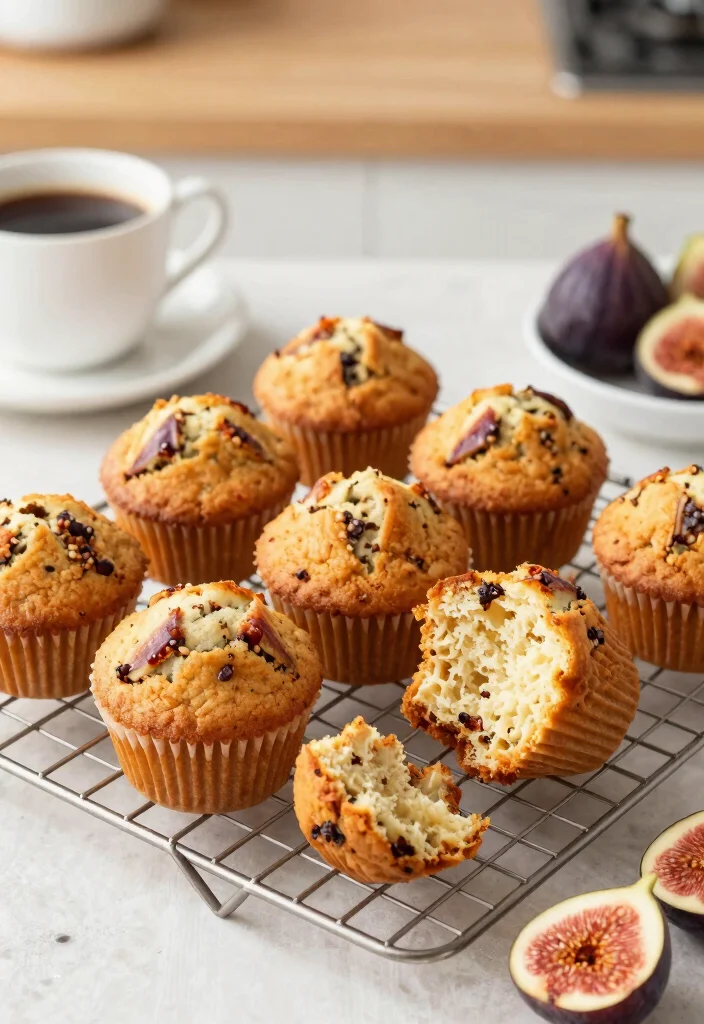 10 Fig Dessert Recipes for Cozy Sweet Seasonal Baking - 6. Fig and Maple Muffins