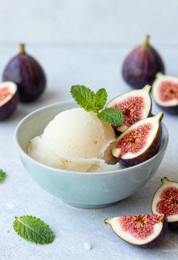 10 Fig Dessert Recipes for Cozy Sweet Seasonal Baking - 9. Fig Sorbet