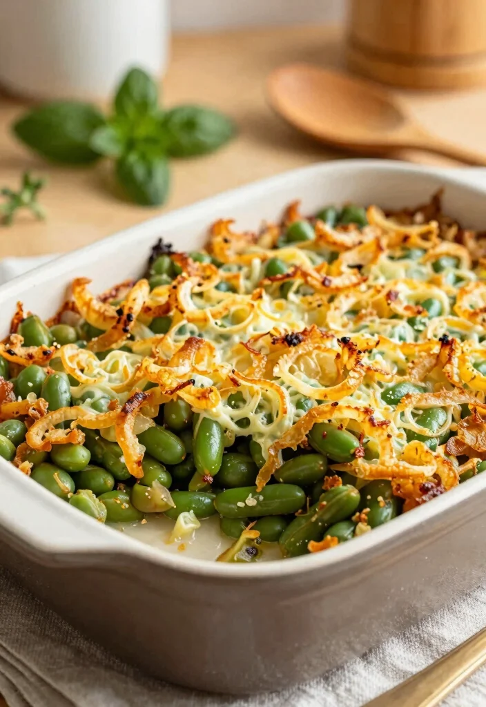 10 Green Bean Vegan Recipes for Easy Flavorful Sides - 6. Green Bean Casserole