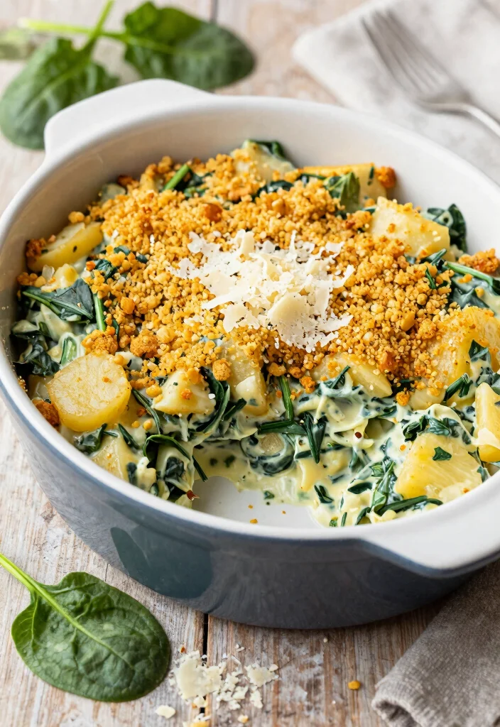 10 Healthy Yam Recipes for Nourishing Cozy Sides - 2. Creamy Yam and Spinach Casserole