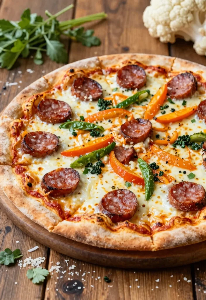 10 Italian Sausage Keto Recipes for Easy Flavor-Packed Dinners - 5. Italian Sausage and Cauliflower Pizza Crust