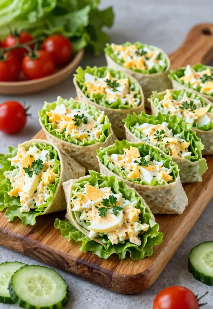 10 Keto Egg Recipes for Simple Protein-Packed Meals - 7. Egg Salad Lettuce Wraps