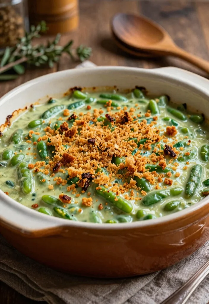 10 Keto Green Bean Recipes for Easy Low-Carb Sides - 2. Cheesy Green Bean Casserole