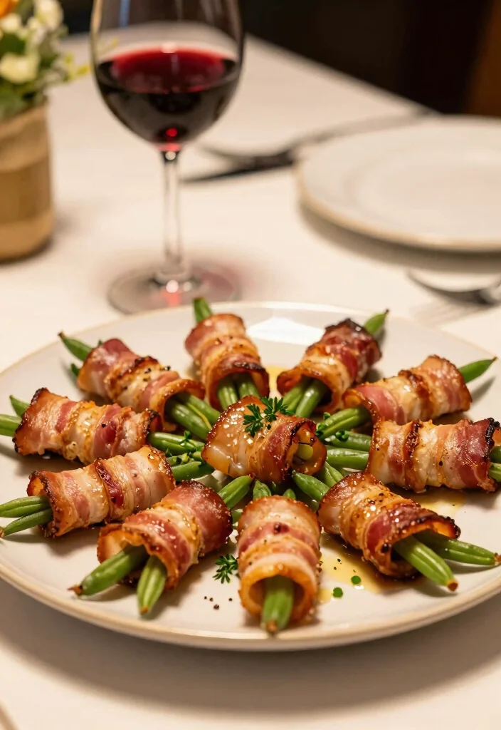 10 Keto Green Bean Recipes for Easy Low-Carb Sides - 5. Bacon-Wrapped Green Beans