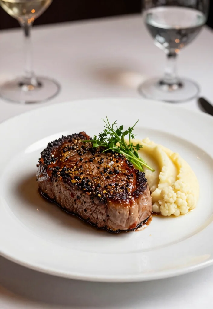 10 Keto Steak Recipes for Easy High-Protein Low-Carb Meals - 10. Peppercorn Crusted Steak