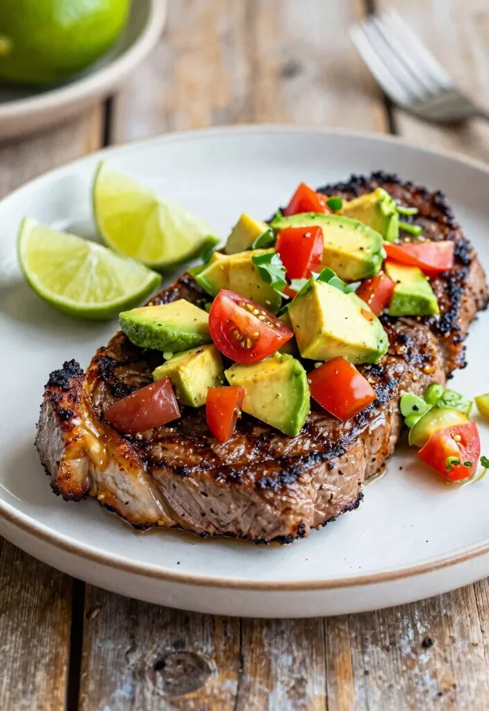 10 Keto Steak Recipes for Easy High-Protein Low-Carb Meals - 2. Herbed Steak with Avocado Salsa