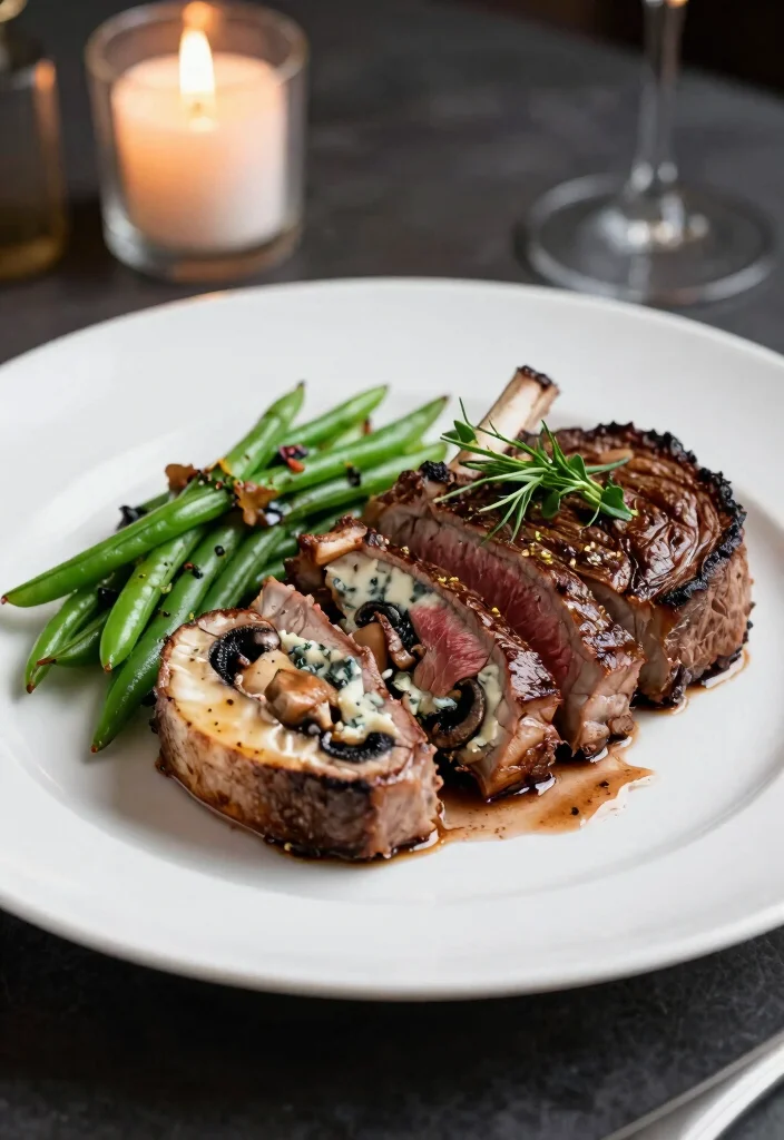 10 Keto Steak Recipes for Easy High-Protein Low-Carb Meals - 4. Mushroom and Blue Cheese Stuffed Steak