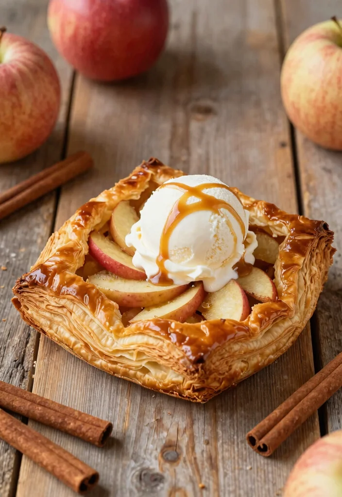 10 Phyllo Dough Dessert Recipes for Light Crispy Sweet Layers - 3. Apple Cinnamon Phyllo Tart