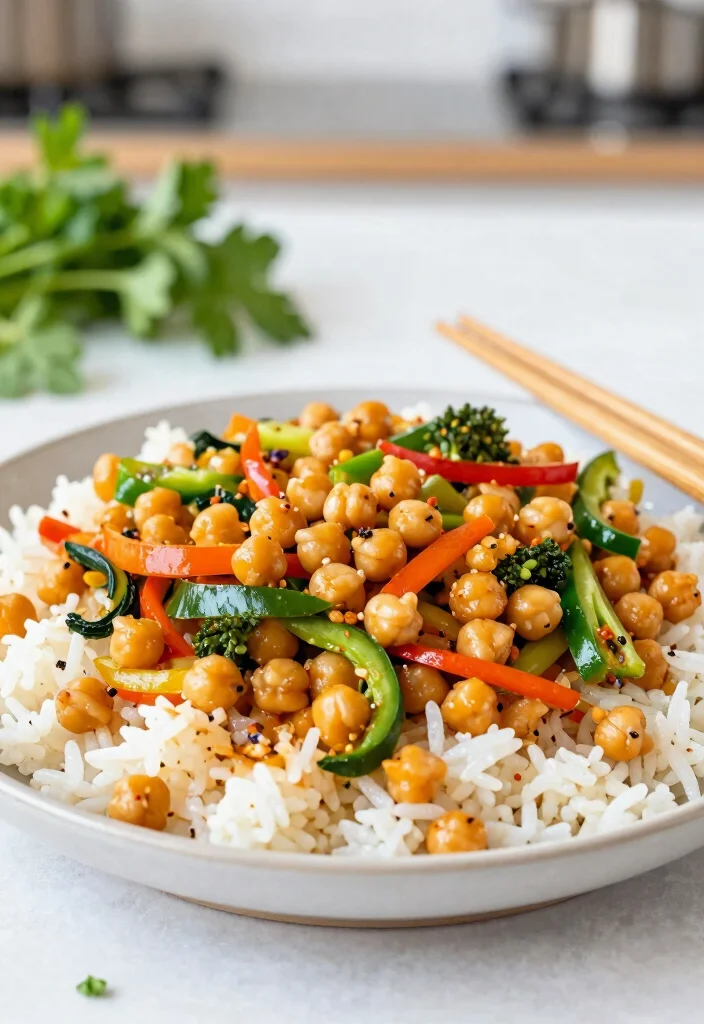 10 Single-Serve Dinner Recipes for Easy Minimal-Cook Nights - 3. Spicy Chickpea Stir-Fry