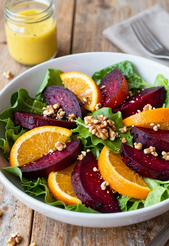 10 Vegan Beet Recipes for Bright Nutritious Plant-Based Meals - 7. Beet and Citrus Salad
