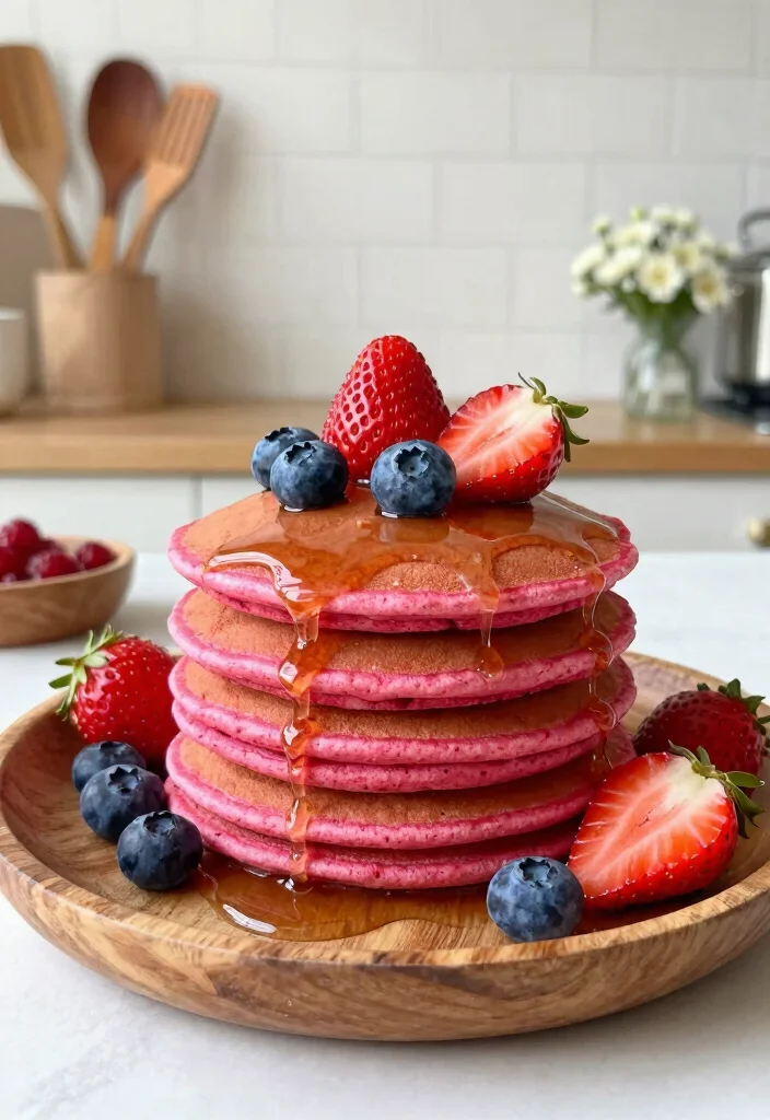10 Vegan Beet Recipes for Bright Nutritious Plant-Based Meals - 9. Beetroot Pancakes