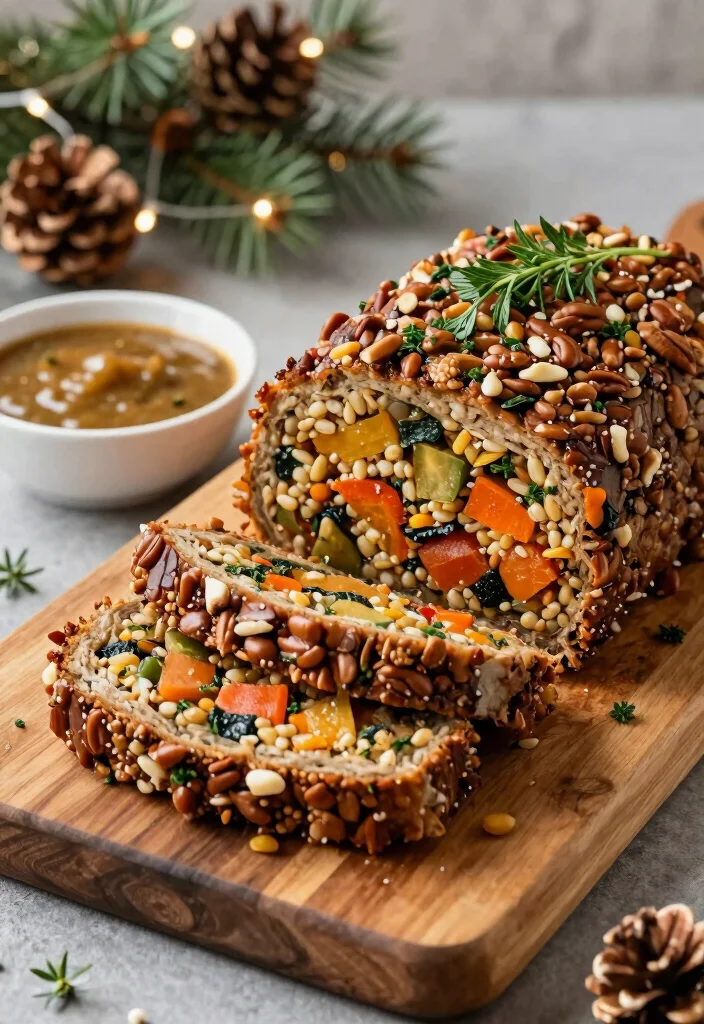 10 Vegan Christmas Recipes for Easy Festive Plant-Based Meals - 7. Vegan Nut Roast