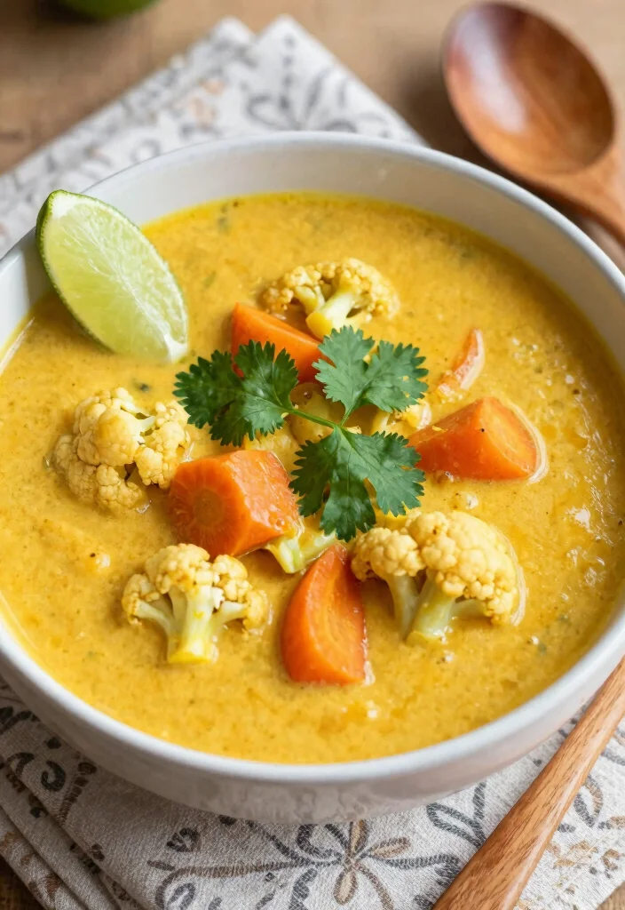 10 Vegan Keto Recipes for Simple Low-Carb Plant Meals - 5. Creamy Coconut Curry Soup