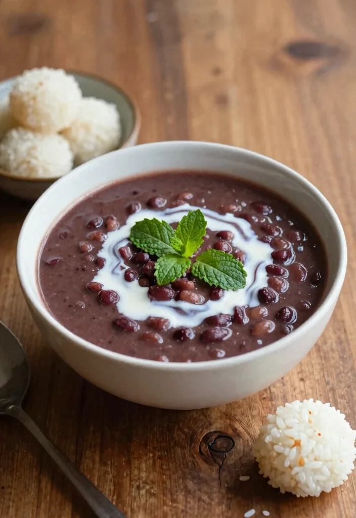 12 Asian Dessert Recipes for Light Sweet Simple Treat Ideas - 3. Red Bean Soup