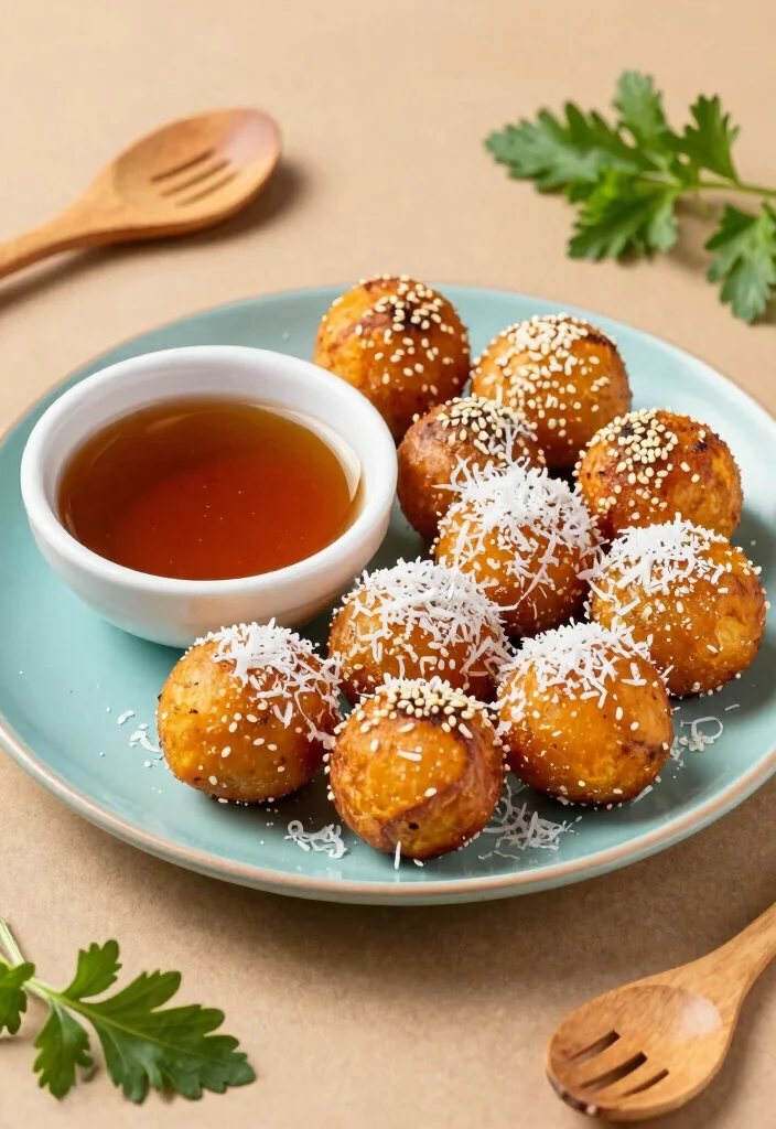 12 Asian Dessert Recipes for Light Sweet Simple Treat Ideas - 6. Sweet Potato Balls