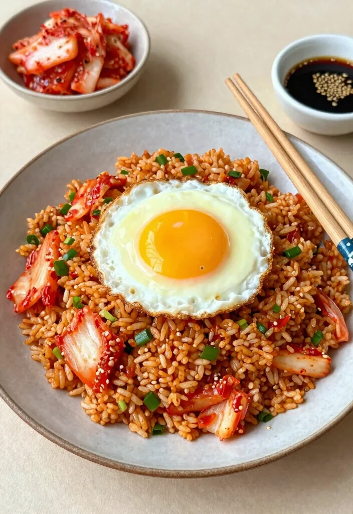 12 Asian Dinner Recipes for Simple Flavor-Packed Weeknight Meals - 5. Quick Kimchi Fried Rice
