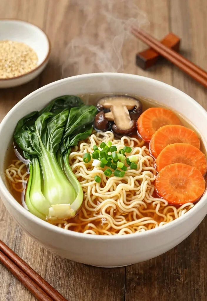 12 Asian Dinner Recipes for Simple Flavor-Packed Weeknight Meals - 6. Simple Vegetable Ramen